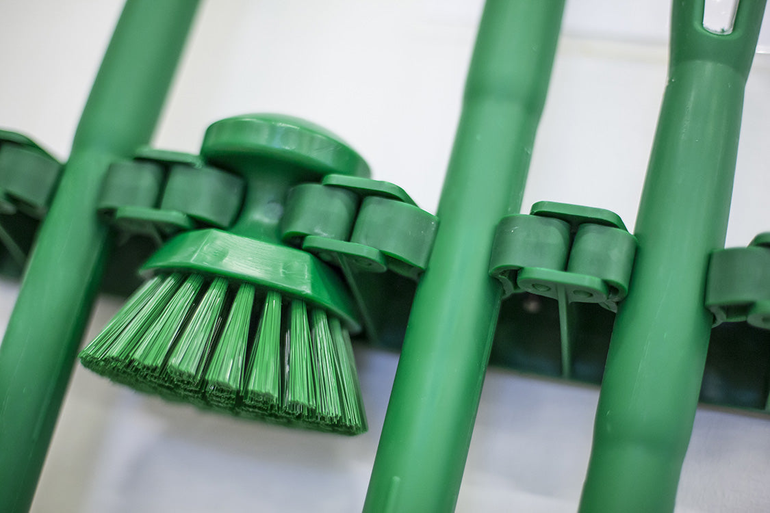 Keep Your Hygienic Tools Clean/Dry with Vikan Wall Brackets