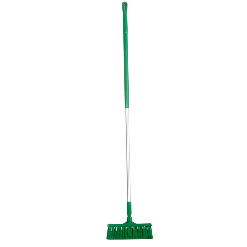 12" Straight Broom w/ 60" Color-Coded Alum Handle