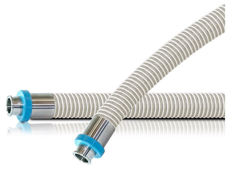 Kanaline FW Clear Braided Transfer Hose Assembly (Tri-Clamp)