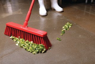 20" Wide Heavy-Duty Push Broom w/ 60" Polypro Handle