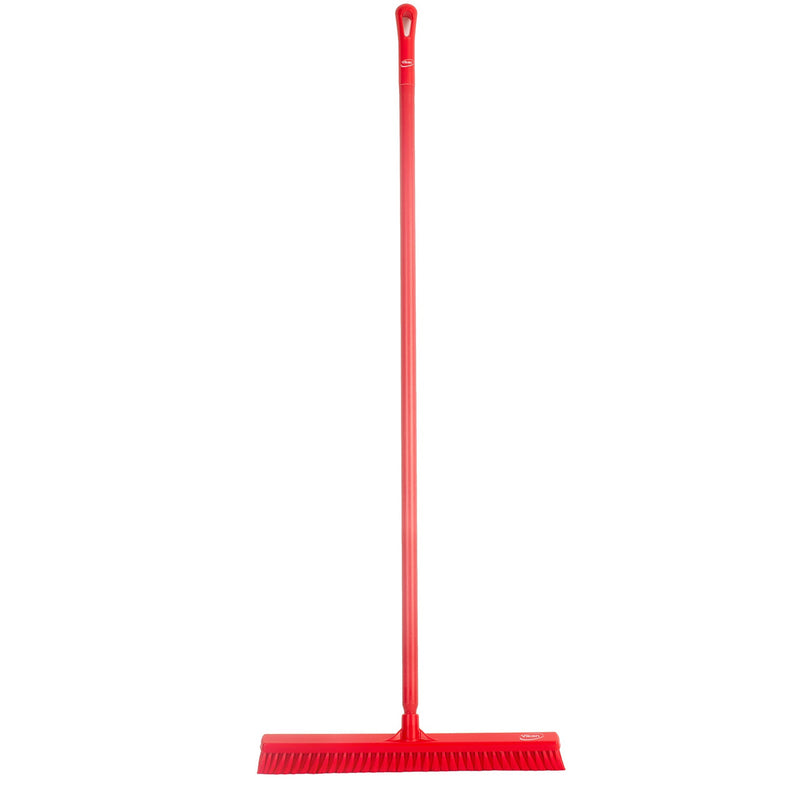 24" Small Particle Push Broom w/ 60" Handle