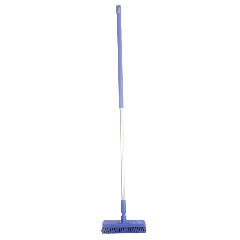 12" Floor Scrub Stiff w/ 60" Color-Coded Aluminum Handle