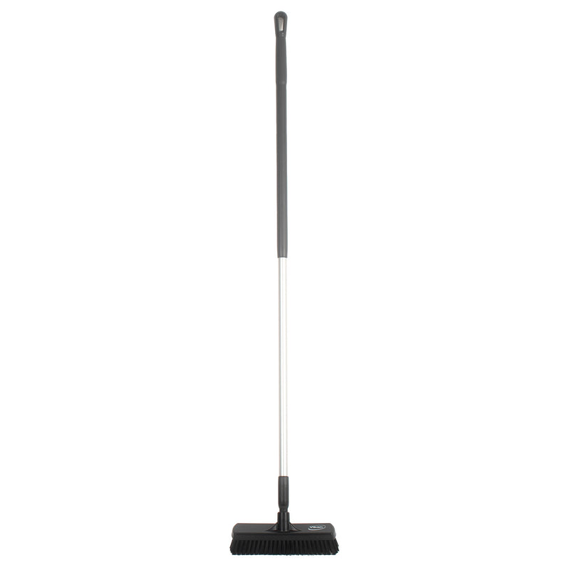 12" Floor Scrub Stiff w/ 60" Color-Coded Aluminum Handle