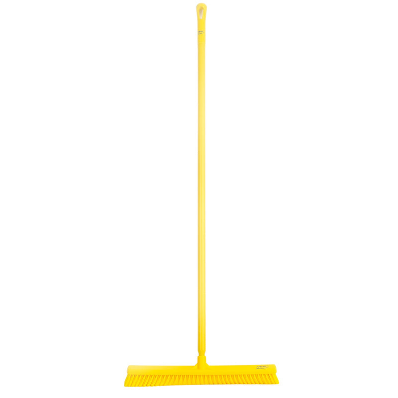 24" Small Particle Push Broom w/ 60" Handle