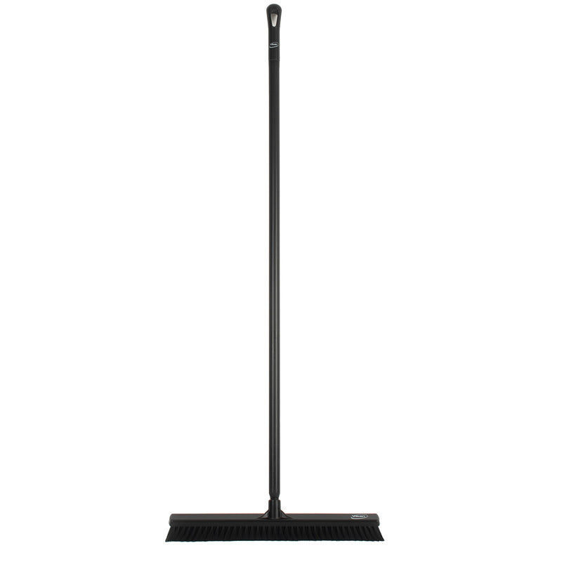 24" Small Particle Push Broom w/ 60" Handle