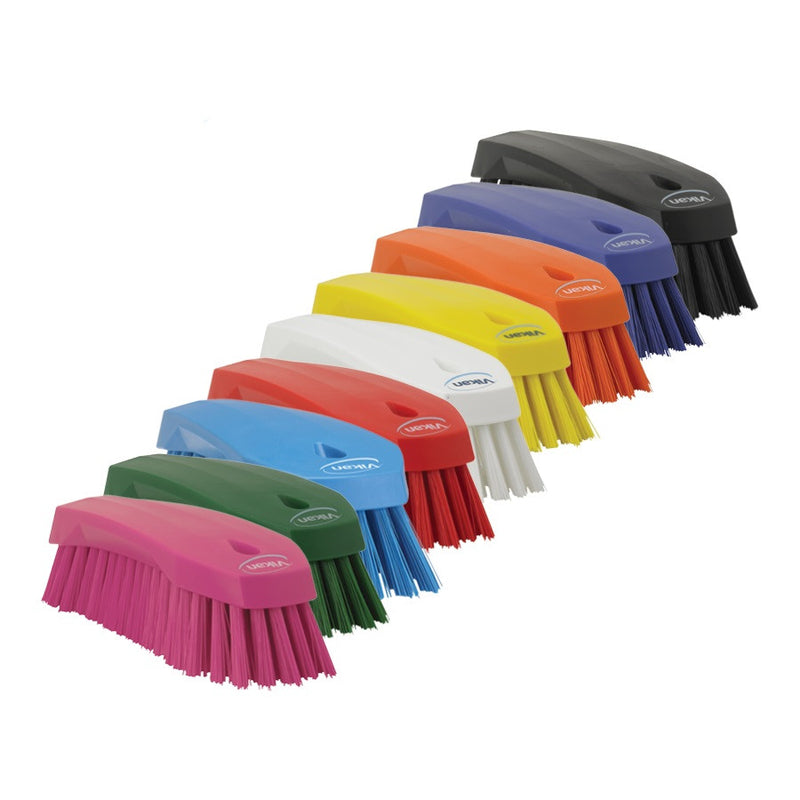 Hand Brush Multi-Purpose Angled Stiff Bristles Scrub