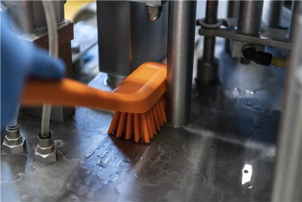 Narrow Head Long Handle Stiff Cleaning Brush