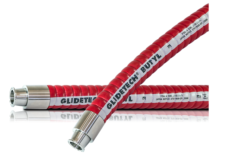 Glidetech® Butyl Transfer Hose Assembly (Tri-Clamp)