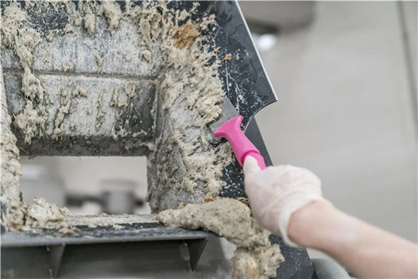 2" Stainless Steel Scraper with 6" Extended Mini-Handle