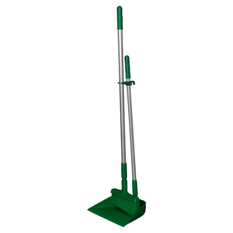 Vikan 33" Hygienic Upright Dustpan and 10" Lobby Broom Combo