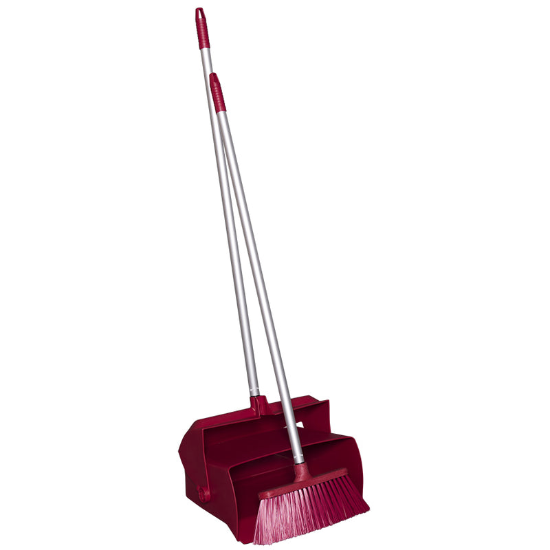 Dustpan with Handle and Broom Combo Kit