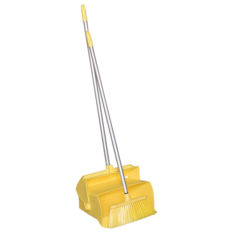 Dustpan with Handle and Broom Combo Kit