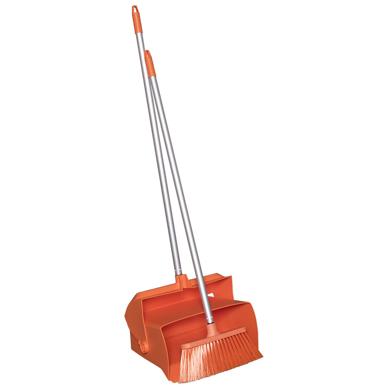 Dustpan with Handle and Broom Combo Kit