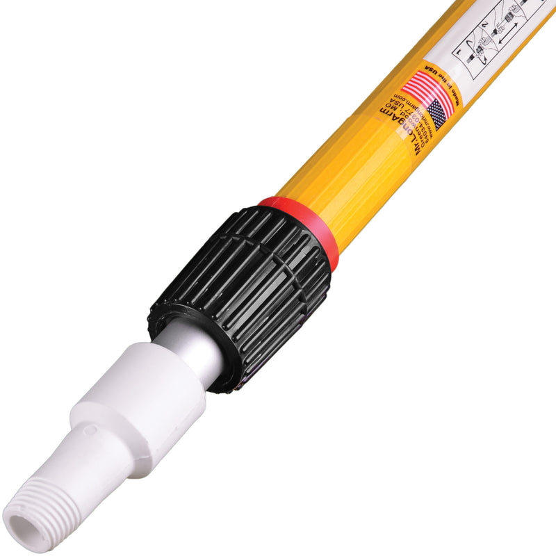 Remco / Vikan 15' Fiberglass Extension Handle - Yellow