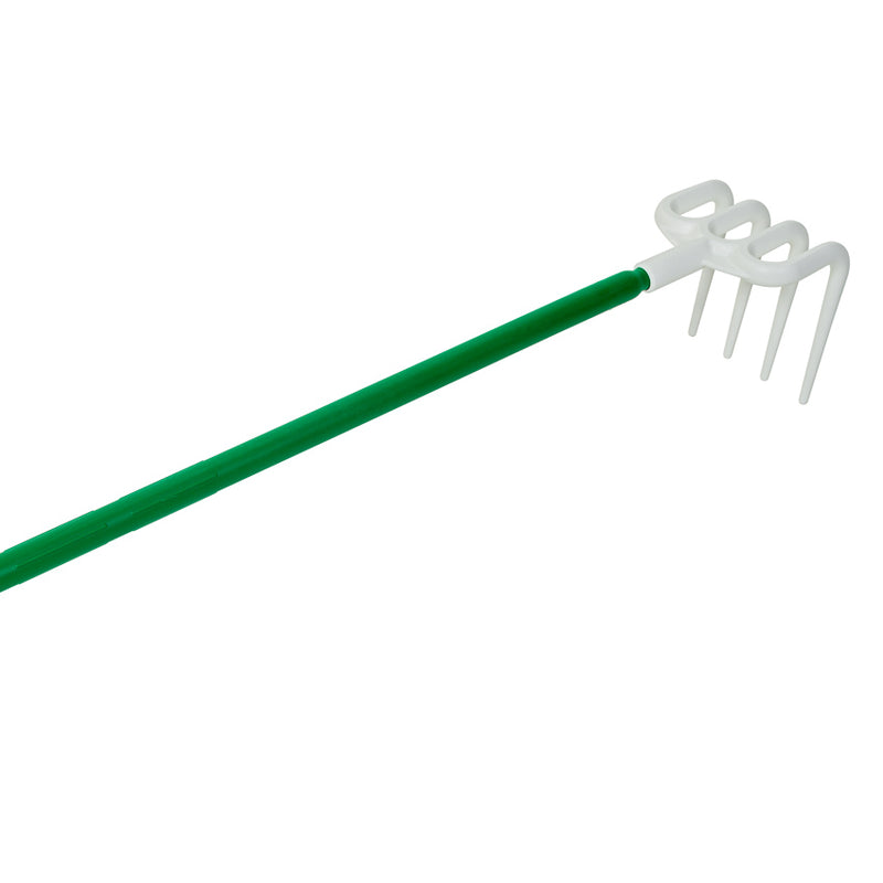 Hygienic Rake with 60" Color-Coded Polypro Handle