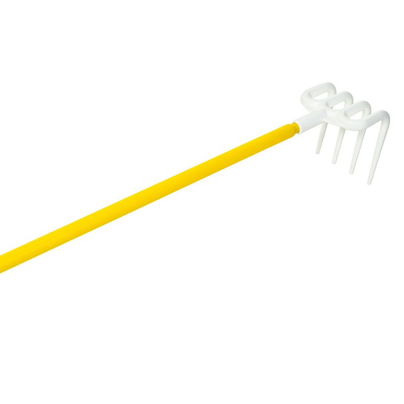 Hygienic Rake with 60" Color-Coded Polypro Handle