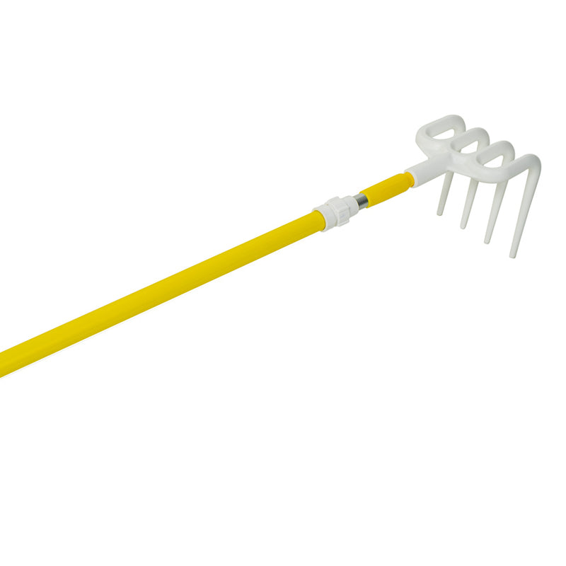 Hygienic Rake with Aluminum Extension Handle