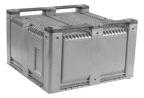 MACX48 Solid Harvest Bin - 48" x 48" x 28.5" Bulk Container