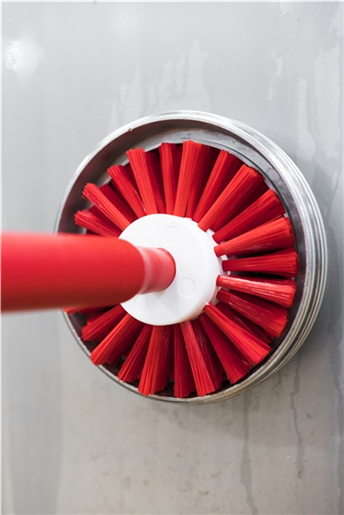 5" Pipe Brush with 51" Handle