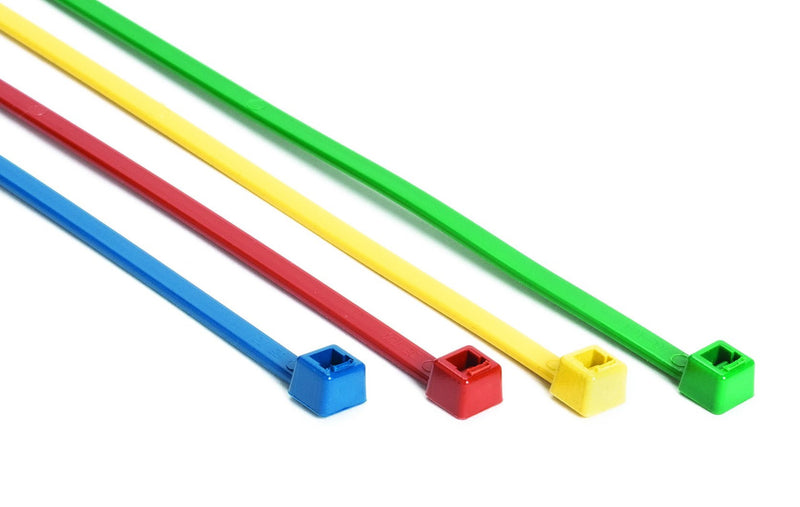 Metal Detectable 15" Cable Ties - 100/pk