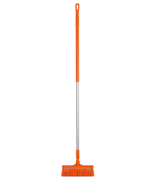 12" Straight Broom w/ 60" Color-Coded Alum Handle