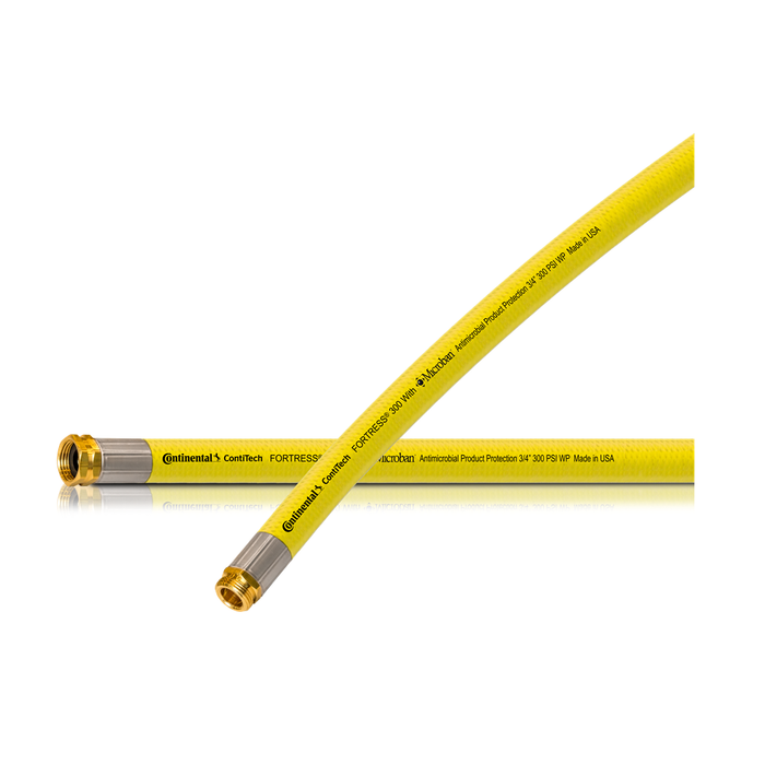 25 ft. Yellow Fortress® 300  Wash-Down Hose Assembly