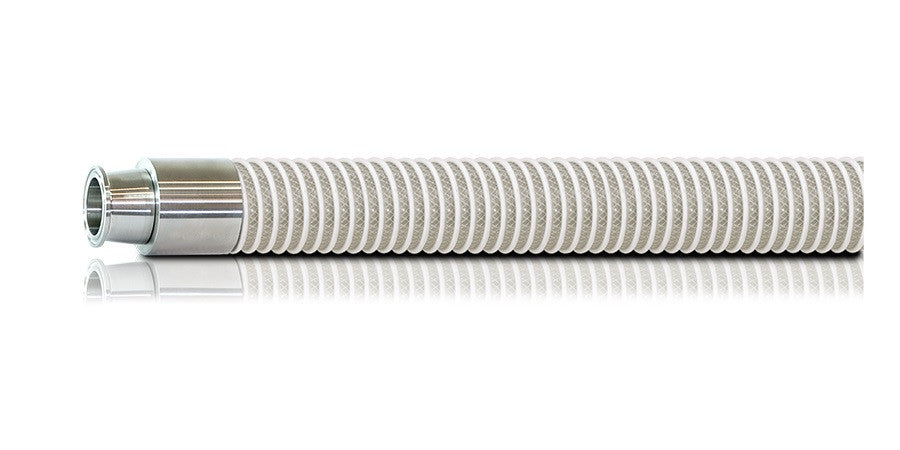Kanaline FW Clear Braided Transfer Hose Assembly (Tri-Clamp)