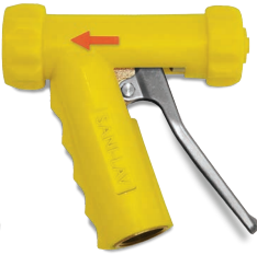 Mid-Size Industrial Brass Wash-Down Spray Nozzle