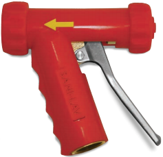 Mid-Size Industrial Brass Wash-Down Spray Nozzle