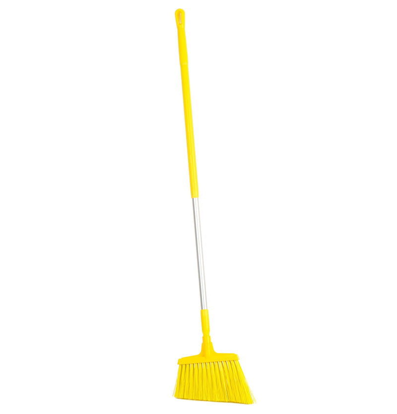12" Stiff Angle Cut Broom with 51" Aluminum Handle
