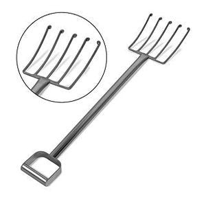 Stainless Steel Cheese Fork with Curled End Tines