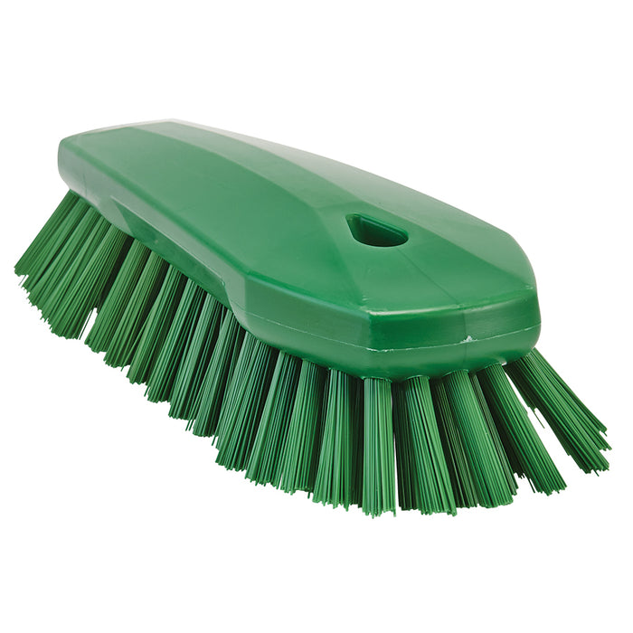 Large Hand Brush Flared Bristle Stiff Scrub