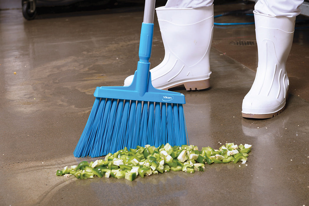 12" Soft Split Bristle Angle Broom with 51" Alum Handle