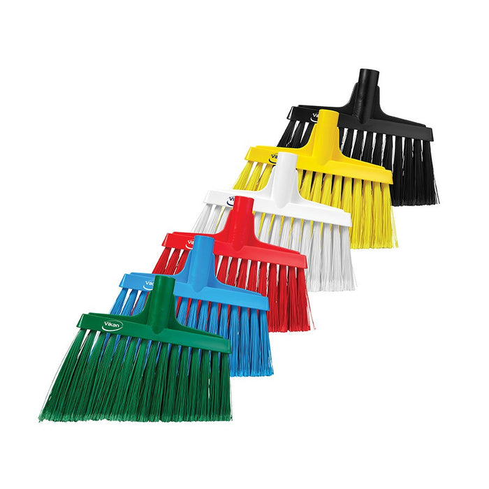12" Soft Split Bristle Angle Broom with 51" Alum Handle