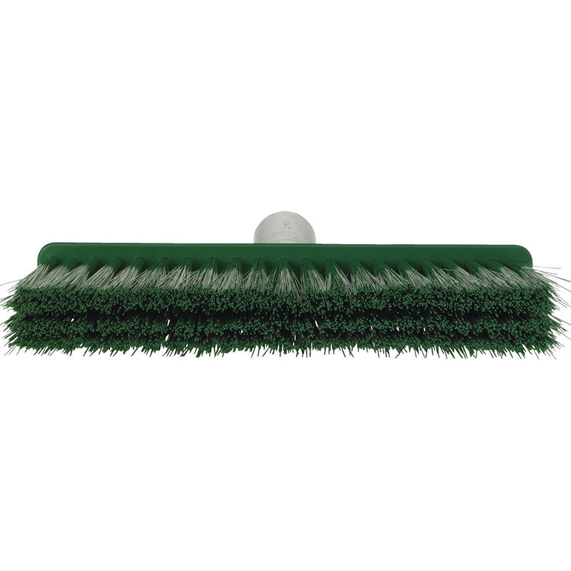 10" Upright Broom Soft/Stiff Bristles (Replacement Head)
