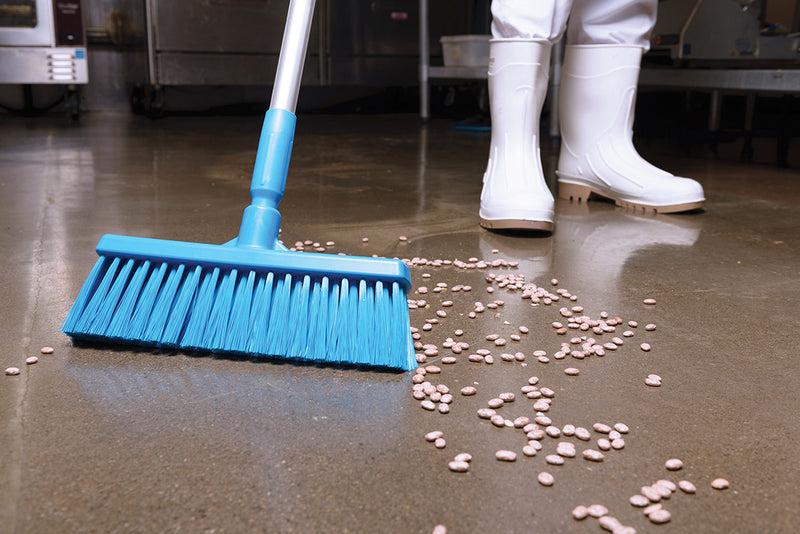 12" Straight Broom w/ 60" Color-Coded Alum Handle