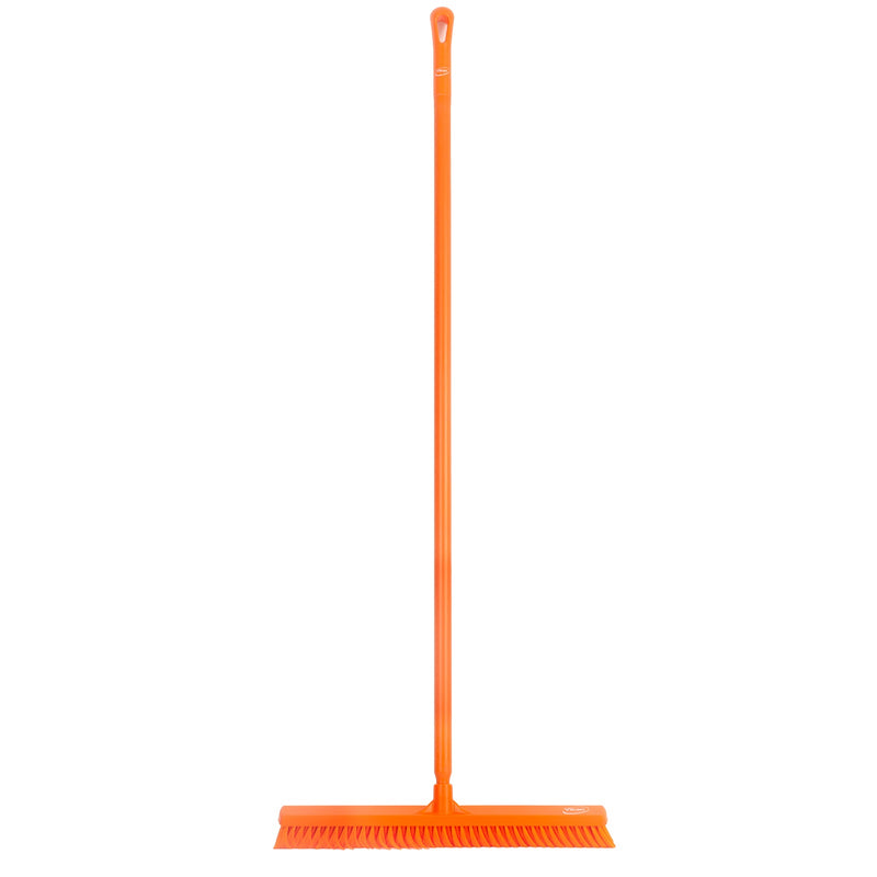 24" Small Particle Push Broom w/ 60" Handle