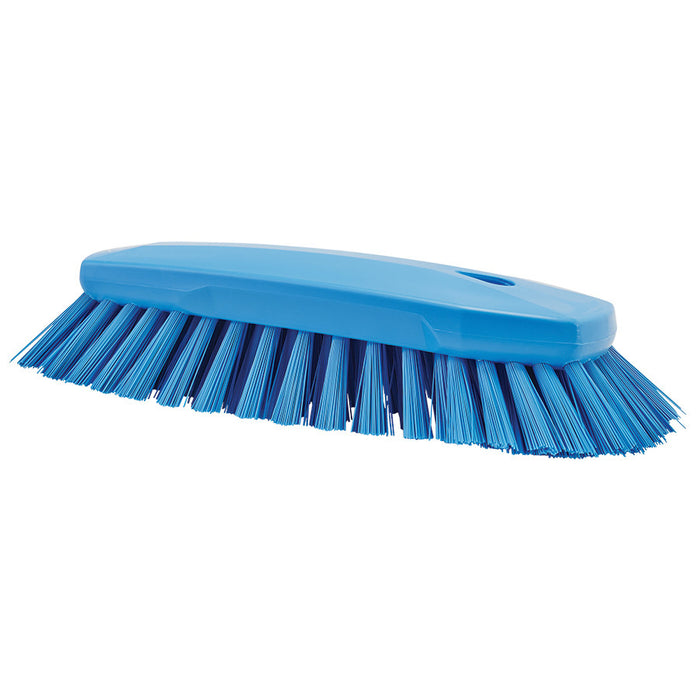 Large Hand Brush Flared Bristle Stiff Scrub
