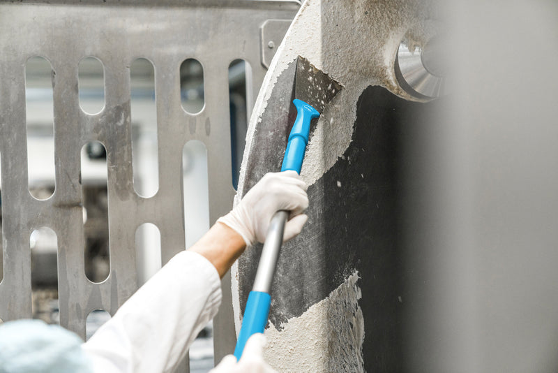 4" Stainless Steel Scraper with 33" Aluminum Handle