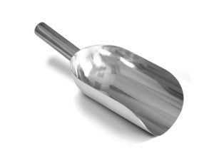 32 oz. / 1 Quart Type 316 Stainless Steel Pharma Scoop