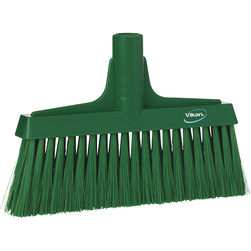 10" Upright Broom Soft/Stiff Bristles (Replacement Head)