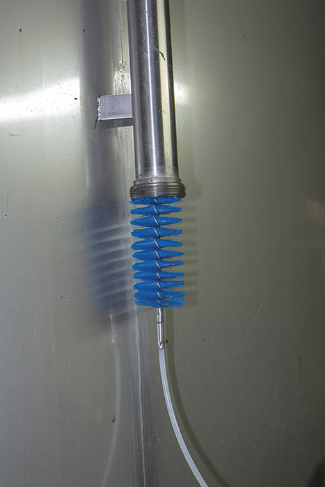 2.3" Tube Brush w/ 60" Stainless Steel Flex Handle