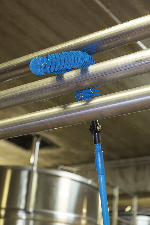 Overhead Pipe Cleaning Brush w/ Alloy Extension Handle