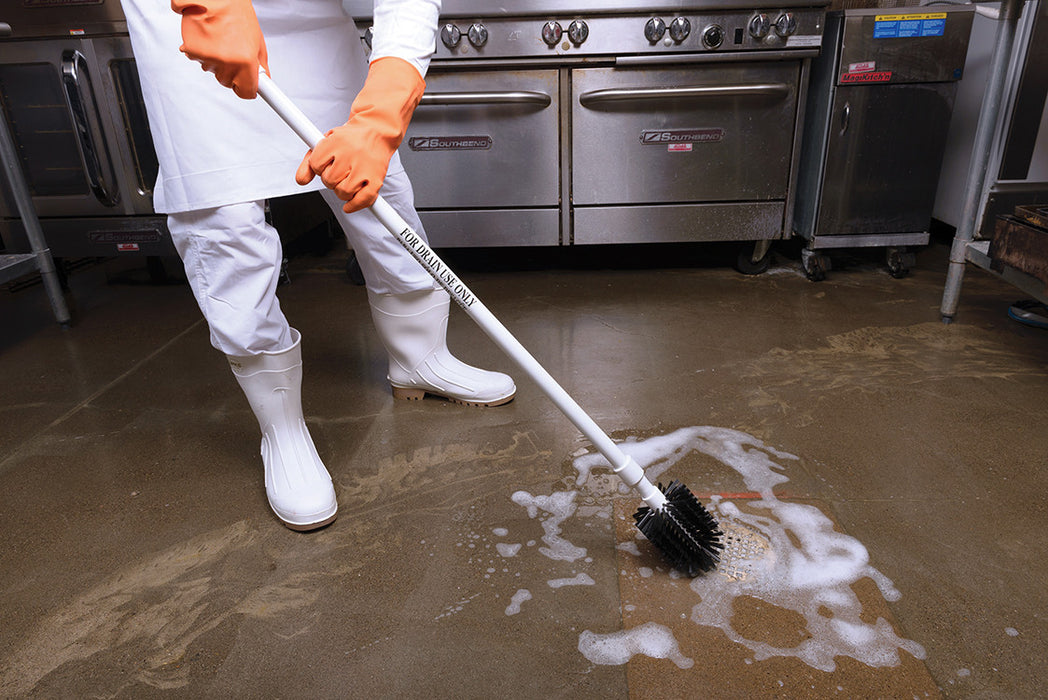 4" Drain Brush with 36" Handle