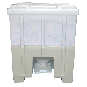 8090 - Bottom Discharge Plastic Hopper Bin