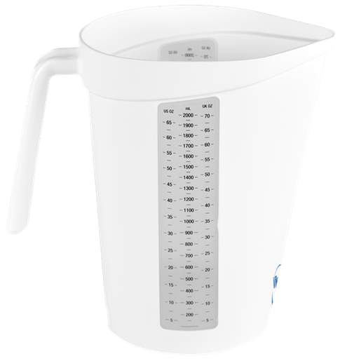 1/2 Gallon Color-Coded Measuring Cup