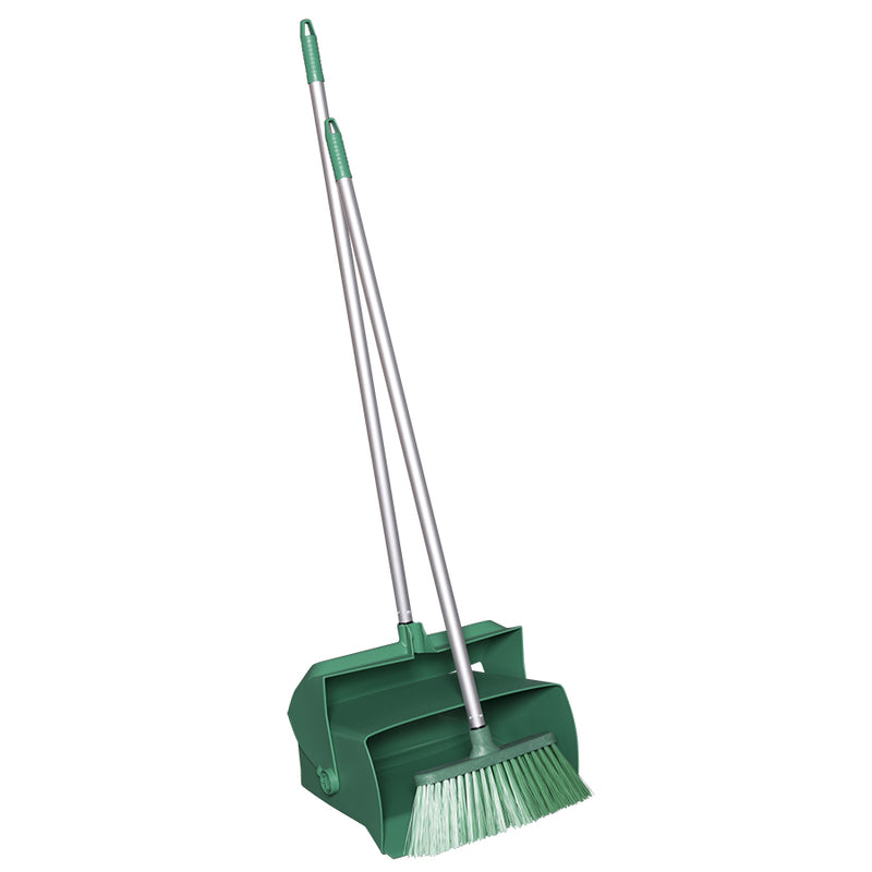 Dustpan with Handle and Broom Combo Kit