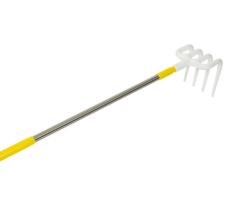 Hygienic Rake with 60" Stainless Steel Handle