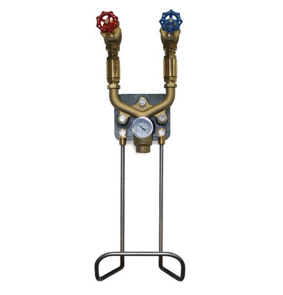 Brass Hot & Cold Water Mixing Station for Wash-Down Service