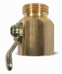 Brass On/Off Hose Control Valve 3/4" GHT